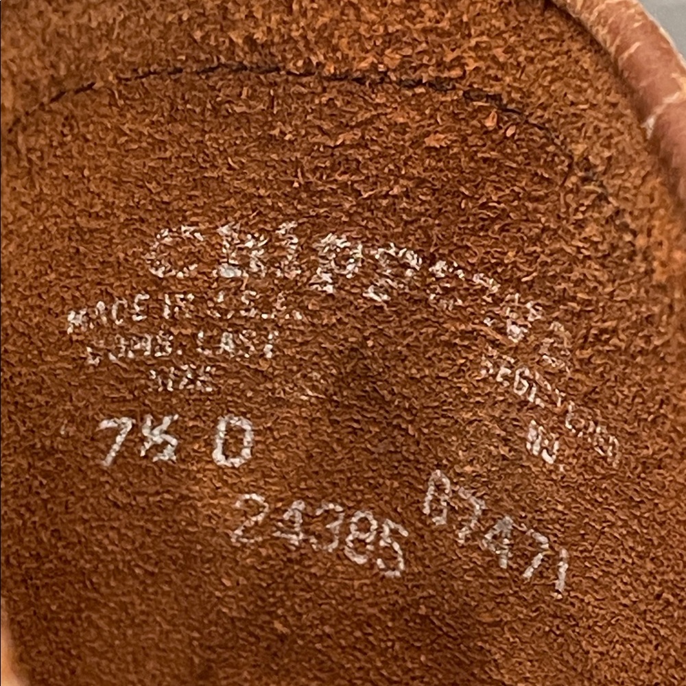RARE Vintage
Sz 7.5 D Chippewa USA
Western Cowboy Boots Men's Leather - Picture 12 of 13